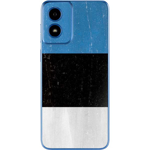 Estonia Flag Distressed Moto G Play 4G (2024) Skin